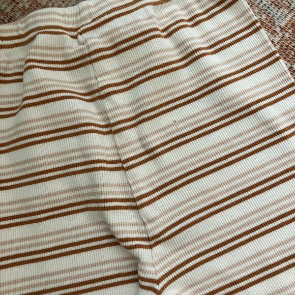 Rylee & Cru Oat & Cinnamon Striped Pajama Set - Picture 4 of 6